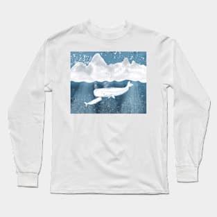 White whales love Long Sleeve T-Shirt